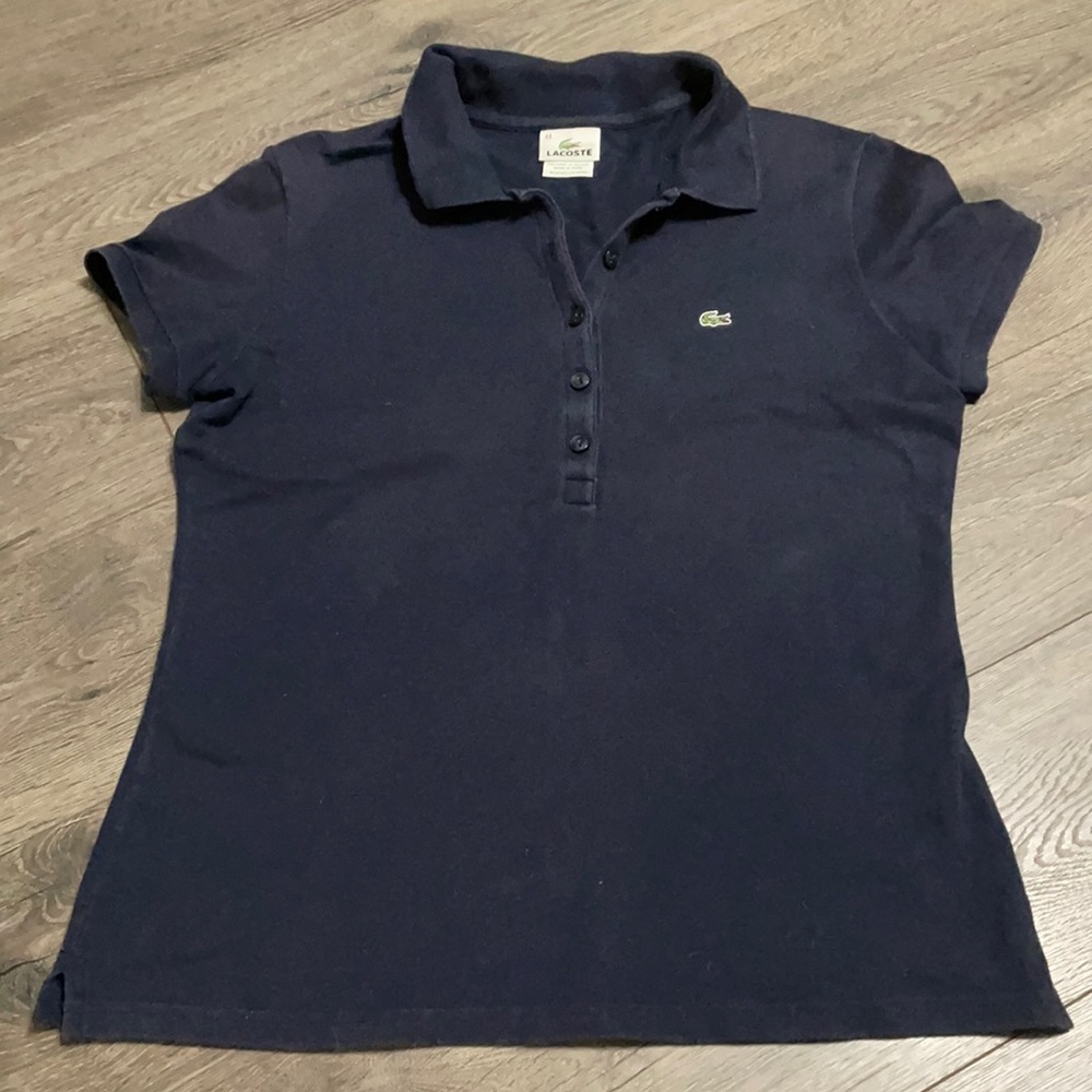 Navy Lacoste Polo Shirt